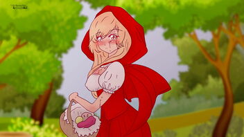 A hentai parody of Little Red Riding Hood that features anal sex and a slutty wife.