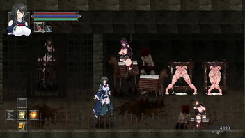 Hentai game Night of R. Scenes continues with more explicit content in the dungeon area