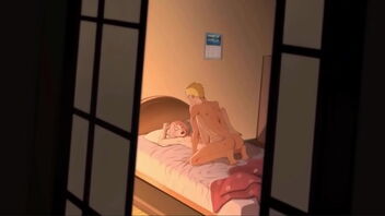 Naruto's passionate visit to Sakura ends in hot and steamy sex scene in this uncensored cartoon.