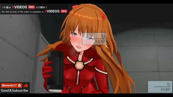 Get an ASMR experience with an uncensored 2D/3D Asuka footjob and jerk off instructions.