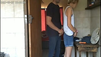 Real homemade video of wife confronting husband with 18-year-old girl next door.