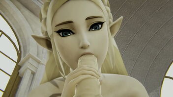 3D animated hentai of Zelda having missionary sex before the wedding.