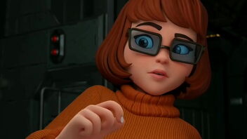 Scooby Doo’s Velma gets some hot anal action in a 3D hentai video