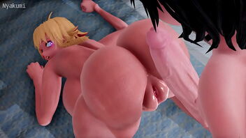 3D animated porn: Big tits and ass get fucked hard