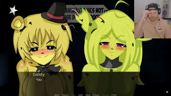 Five Nights at Freddy's in anime style with big ass babes.