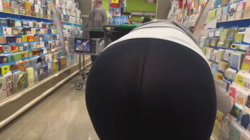 A mature and curvaceous woman gets into an embarrassing incident at Walmart.