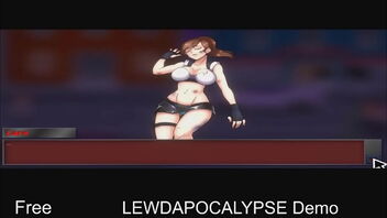 2D animated porn video, Lewdocalypse Demo part 2