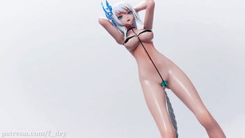 Venom Micro bikini clad MMD R18 Kawaii Strike - 2D porn video