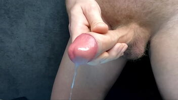 Close up shots of men shooting their cum in a compilation video.