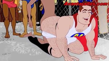 Super Gay with an amazing ass and his special powers